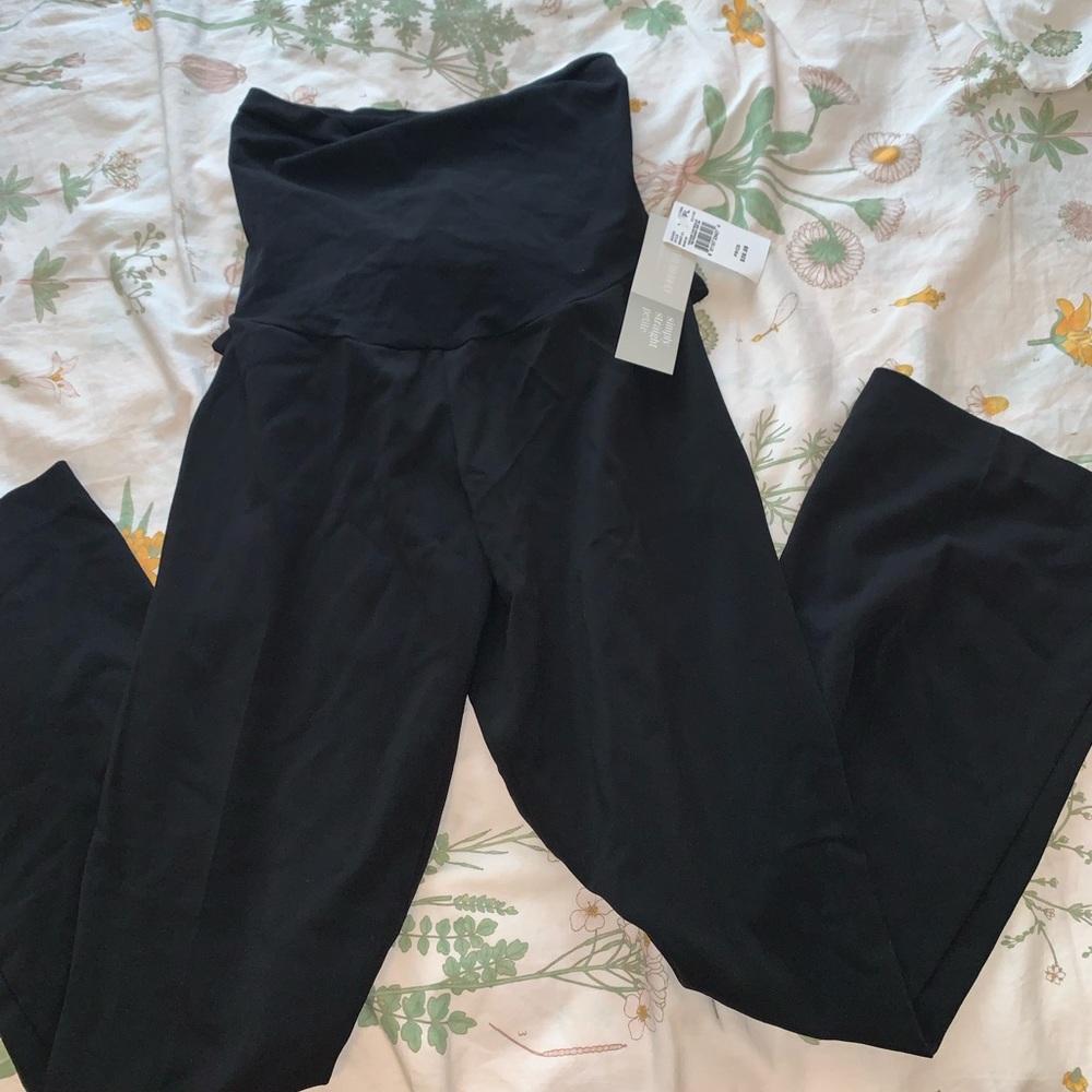 Motherhood Maternity | Black dress pants size Petite Large